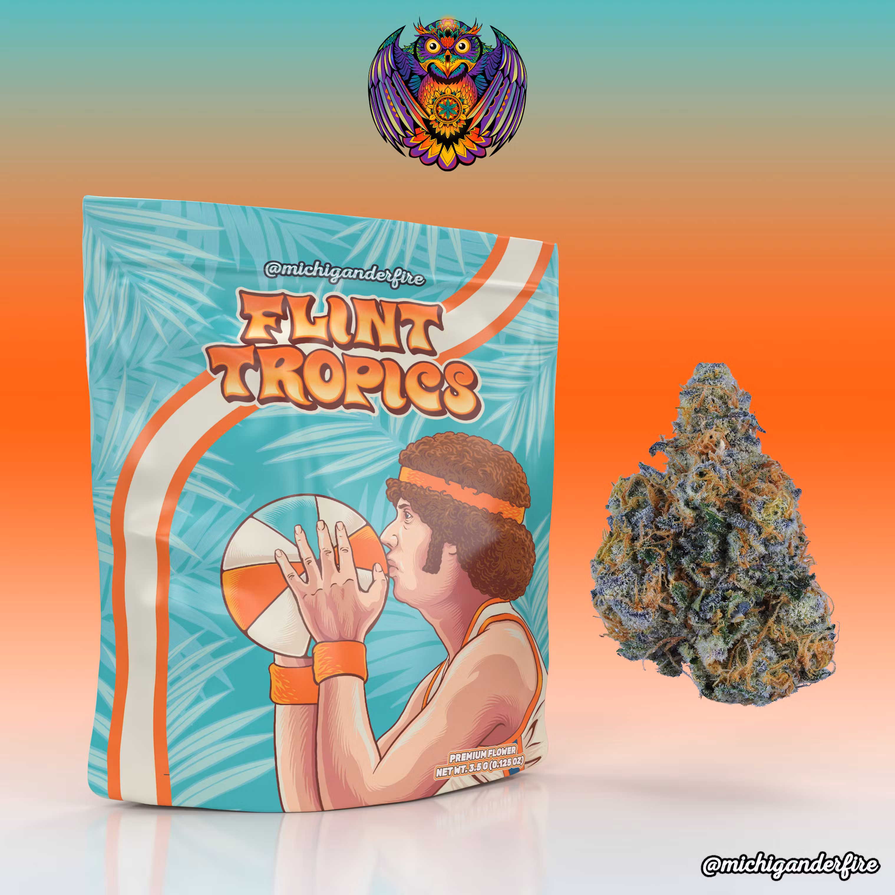 Photograph of product: Michigander Fire | Flint Tropics - 3.5g