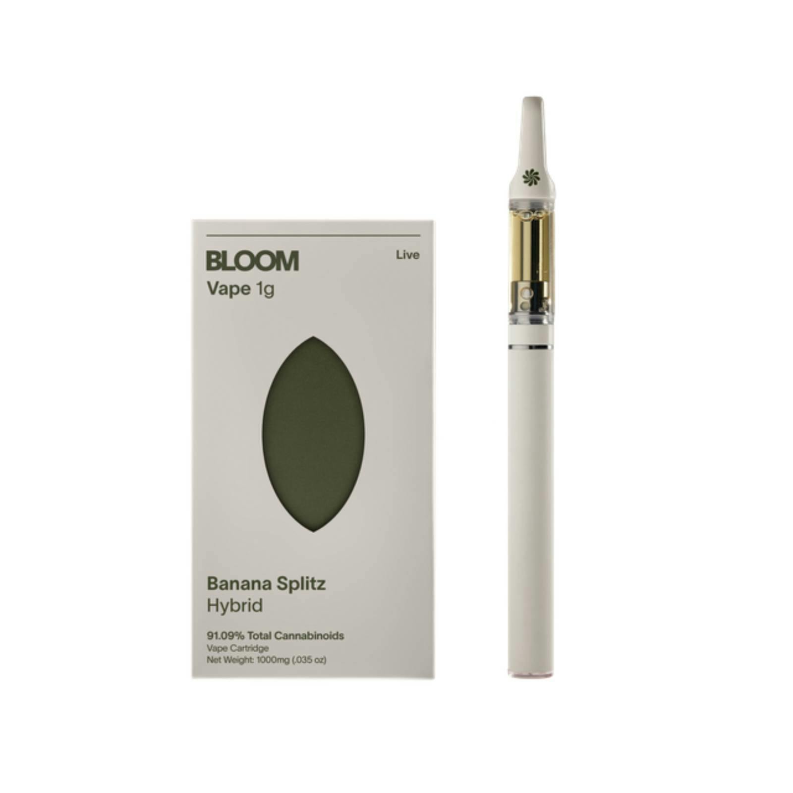 Photograph of product: Banana Splitz | Live Surf Cartridge | 1g