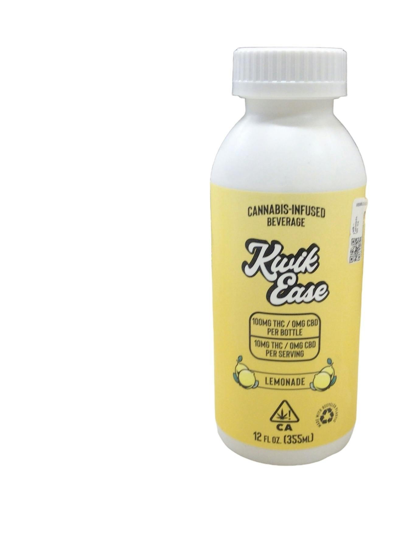 Photograph of product: Kwik Ease- Lemonade 100mg Beverage