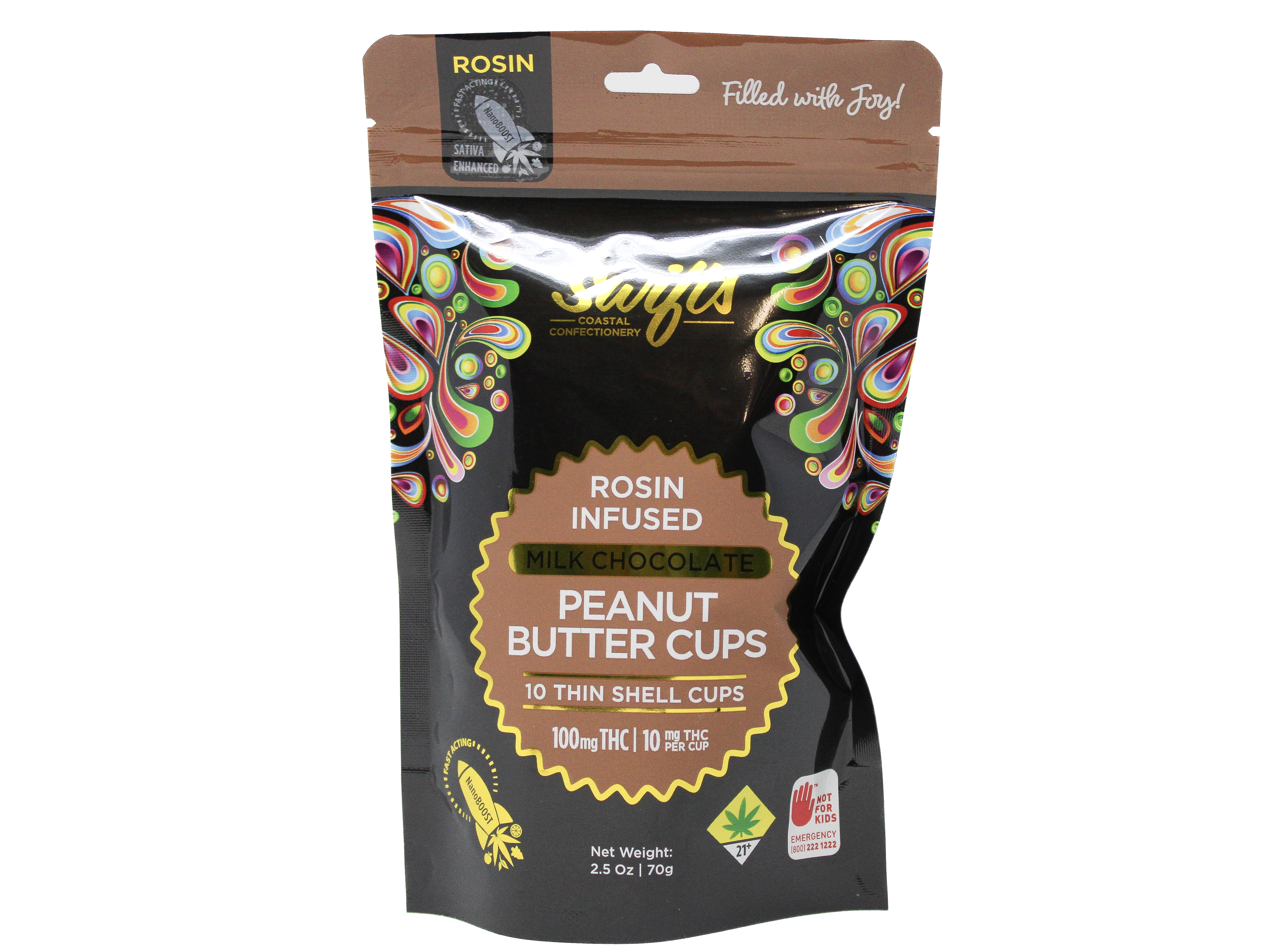 Photograph of product: GL Peanut Butter Cup Rosin Oui'd 10pk 100mg 28955