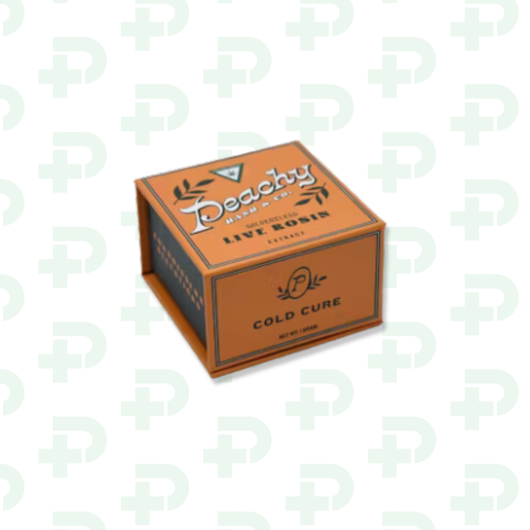 Photograph of product: Peachy au chocolat Co. Live Rosin - Funk MTN