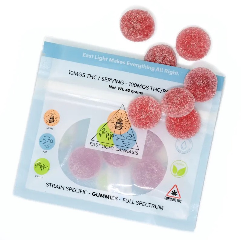 Photograph of product: ELC | Sleepy Time 2:1 | Blueberry Gummies | 10mg | 100mg TH-oui 50mg CBN
