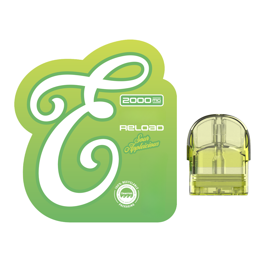 Photograph of product: Sour Appleicious- EUREKA - Reload Pod