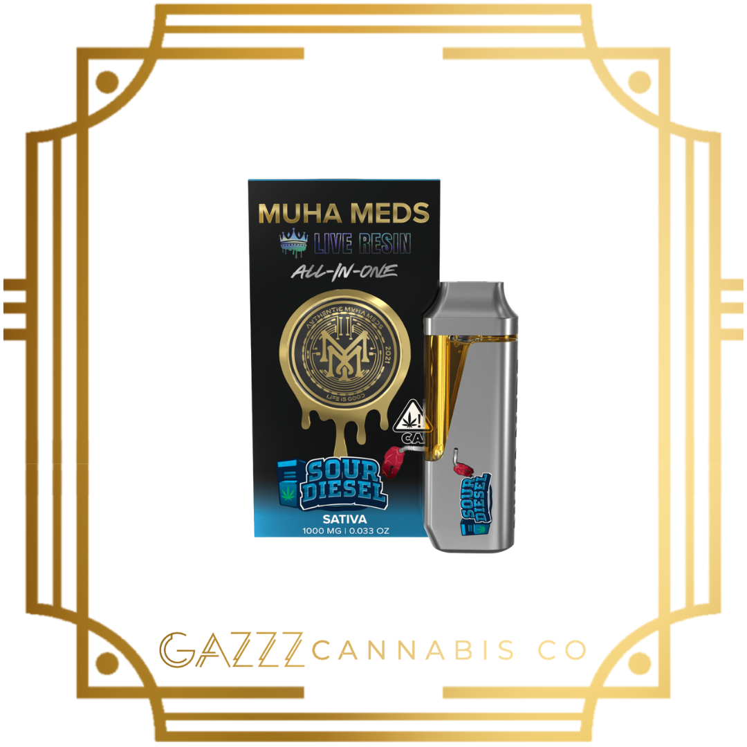 Photograph of product: AIO Disposable - Muha Med | Live Resin - Sour Diesel