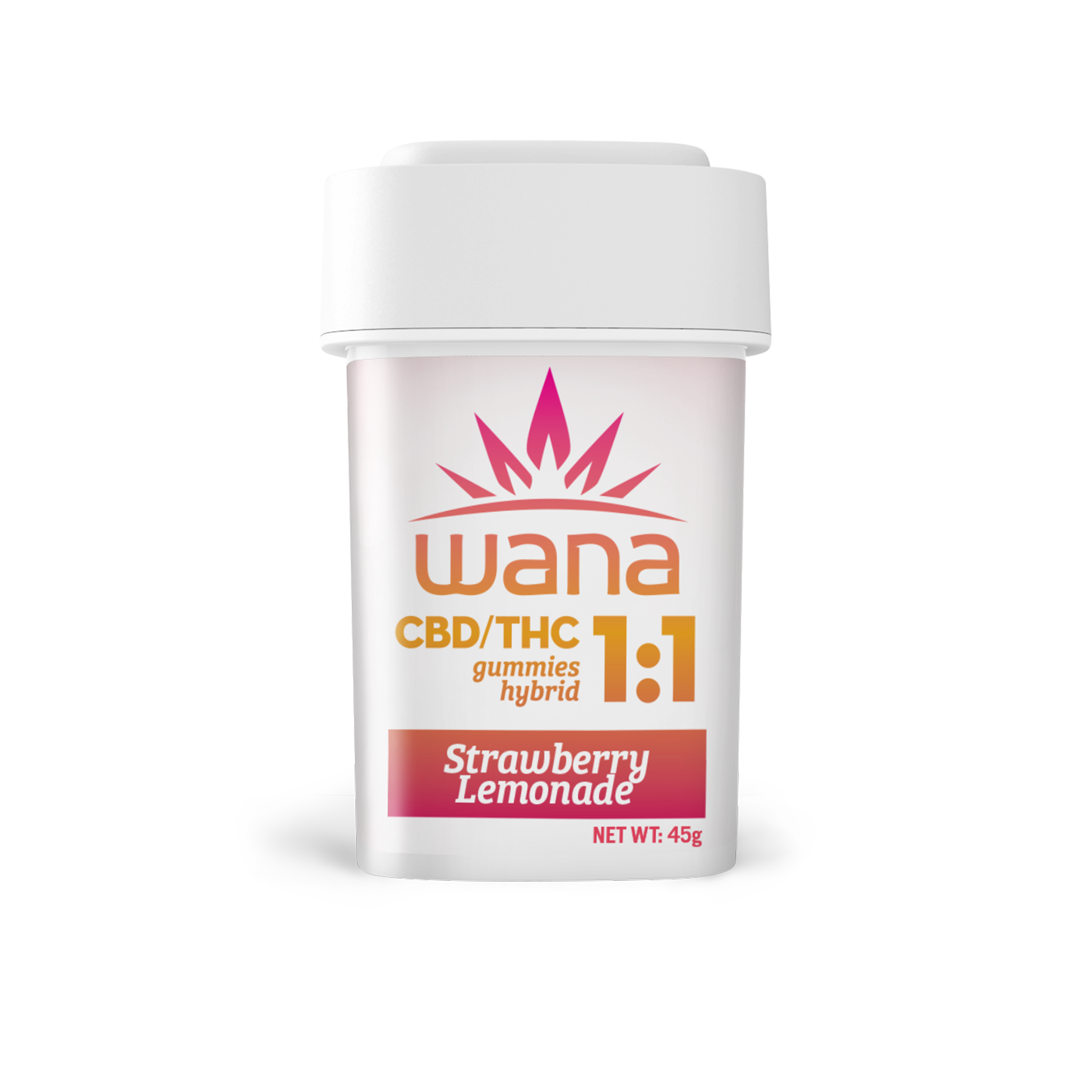 Photograph of product: Sour Strawberry Lemonade Gummies 1:1 (100mg)