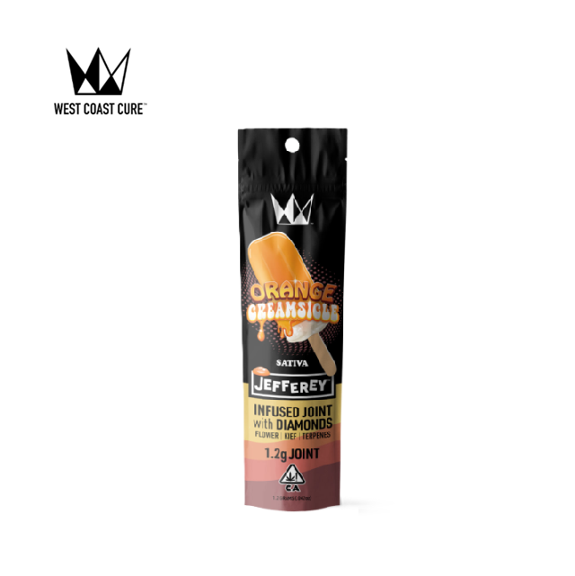 Photograph of product: ORANGE CREAMSICLE 1.2G JEFFEREY INFUSED PREROLL