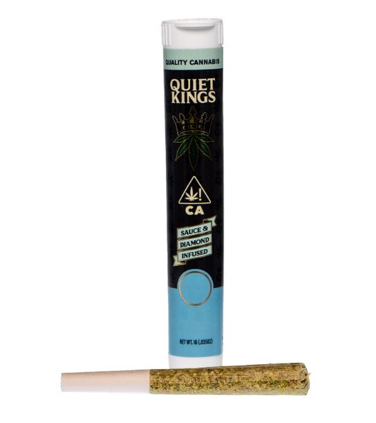 Photograph of product: Quiet Kings Infused 1g Preroll Blueberry Pancake