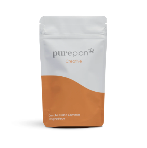 Photograph of product: Effect: Creative Peach Banana | 9.76mg 10ct | Gummies