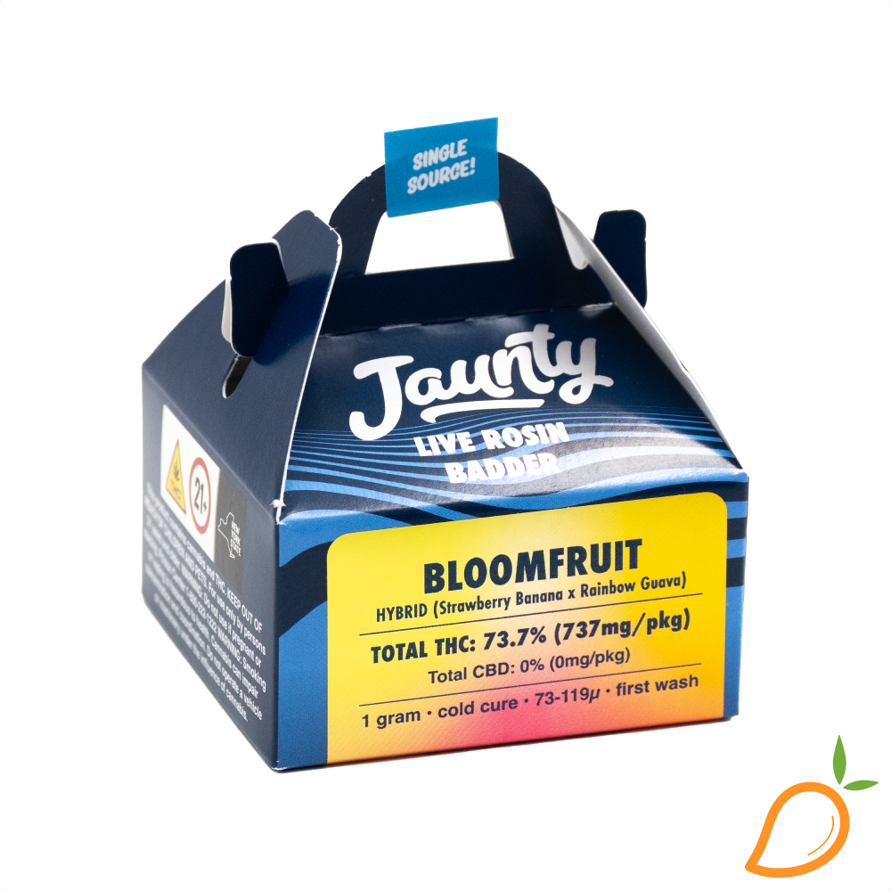 Photograph of product: 1g Bloomfruit Live Rosin Jaunty
