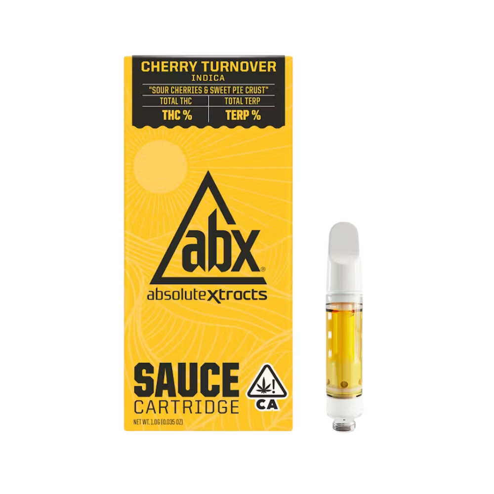 Photograph of product: CHERRY TURNOVER SAUCE CART 1G - ABSOLUTE EXTRACTS