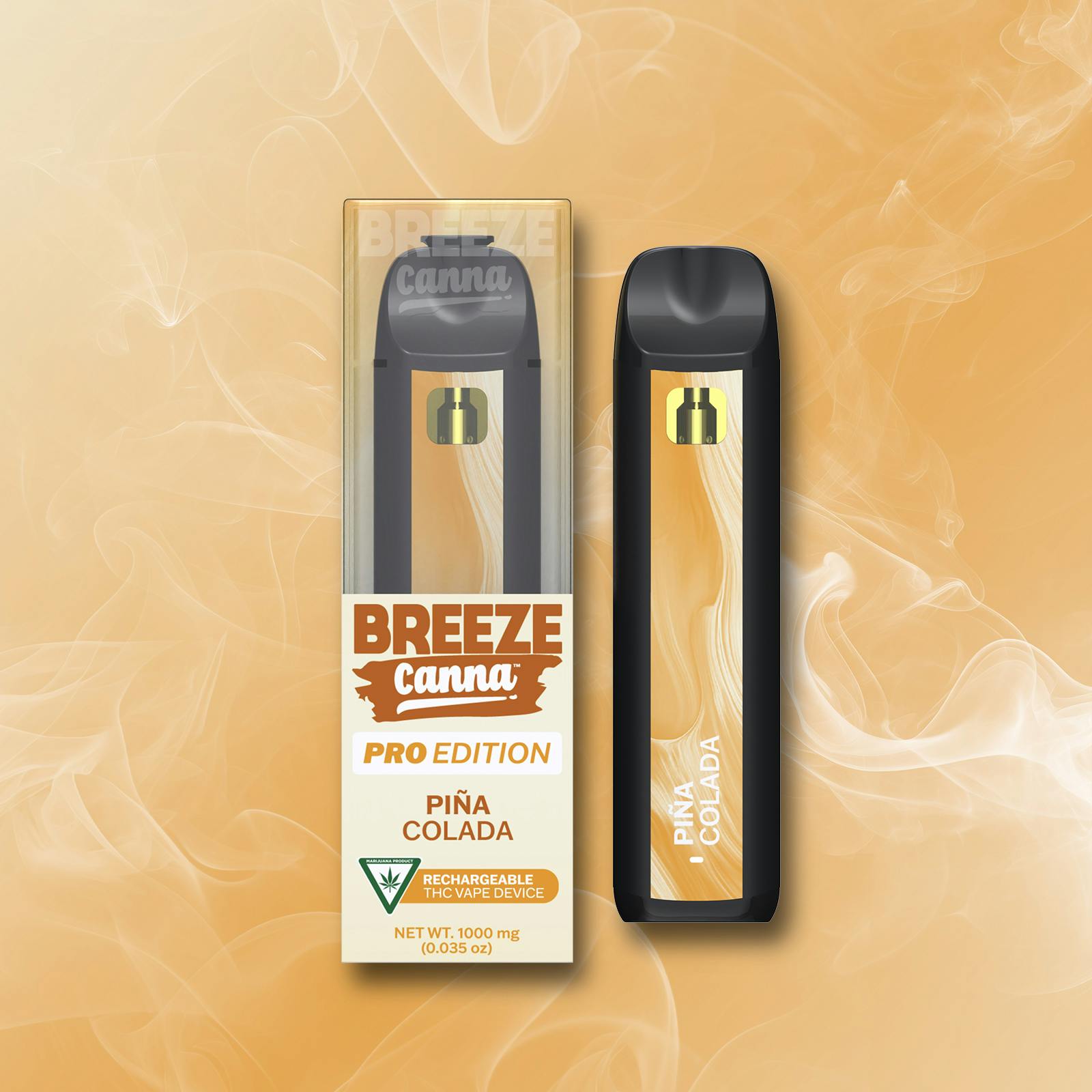 Photograph of product: Breeze Pro | Pina Colada | 1G Disposable Vape Pen | REC