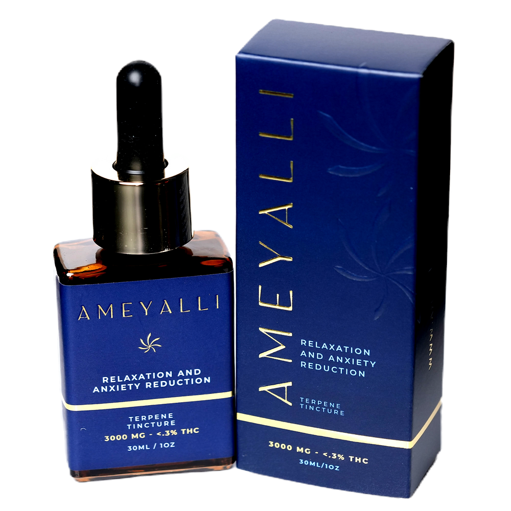 Photograph of product: Ameyalli  Wellness | Tincture | Ameyalli Blue | Relaxation & Anxiety Reduction