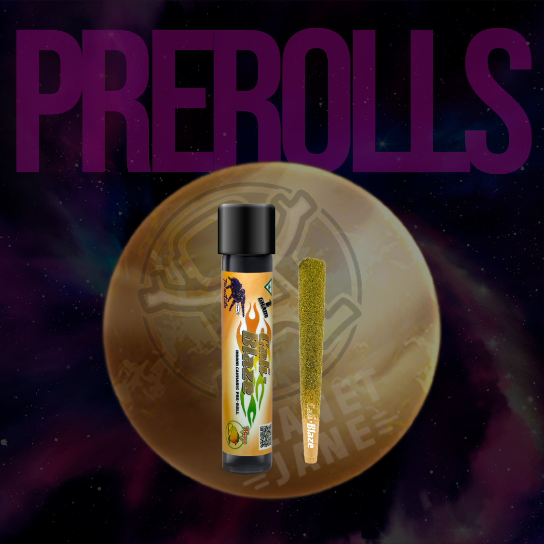 Photograph of product: Cali Blaze - 1g Preroll Tarantula - Mango Oui'd