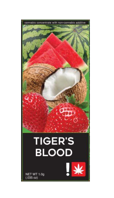 Photograph of product: Tiger's Blood Flavored
