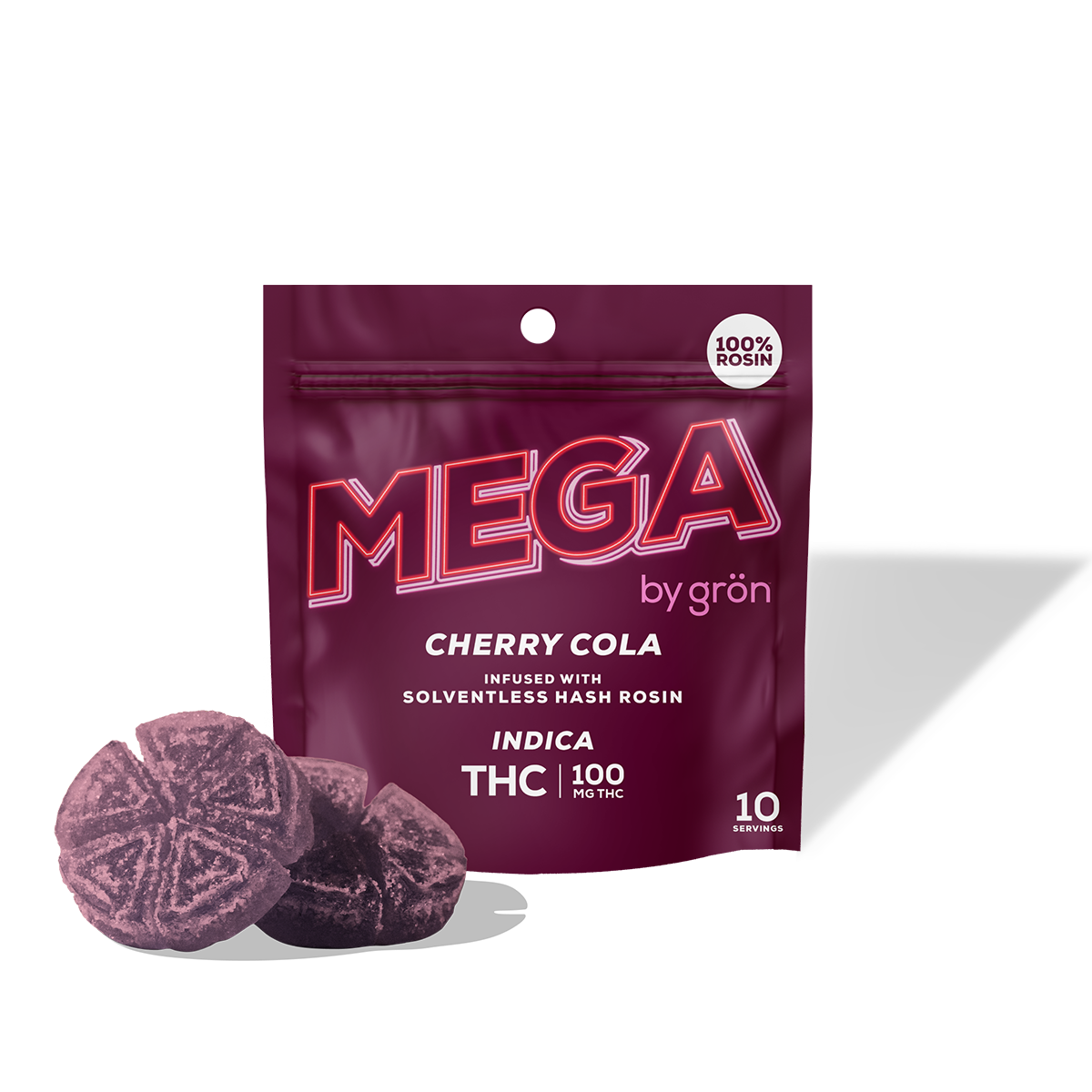 Photograph of product: Cherry Cola Rosin Mega Pearl | 1 x 100mg