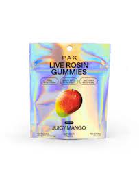 Photograph of product: Summer Mango | Live Rosin Gummies 20 pack | Pax