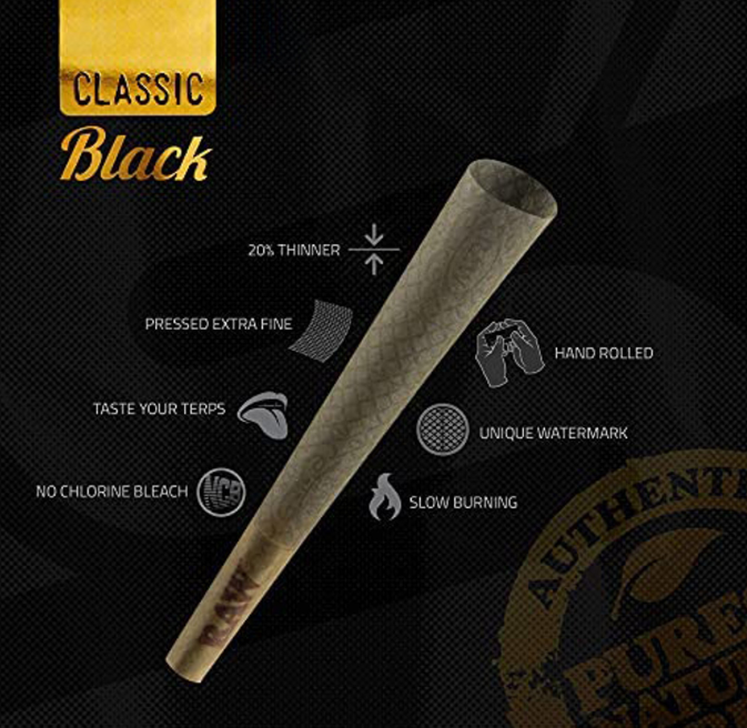 Photograph of product: 3pk King Size Cones | Raw