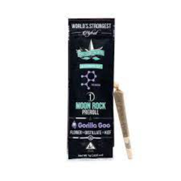Photograph of product: Gorilla Goo Moonrock Preroll [H] Infused   Presidential