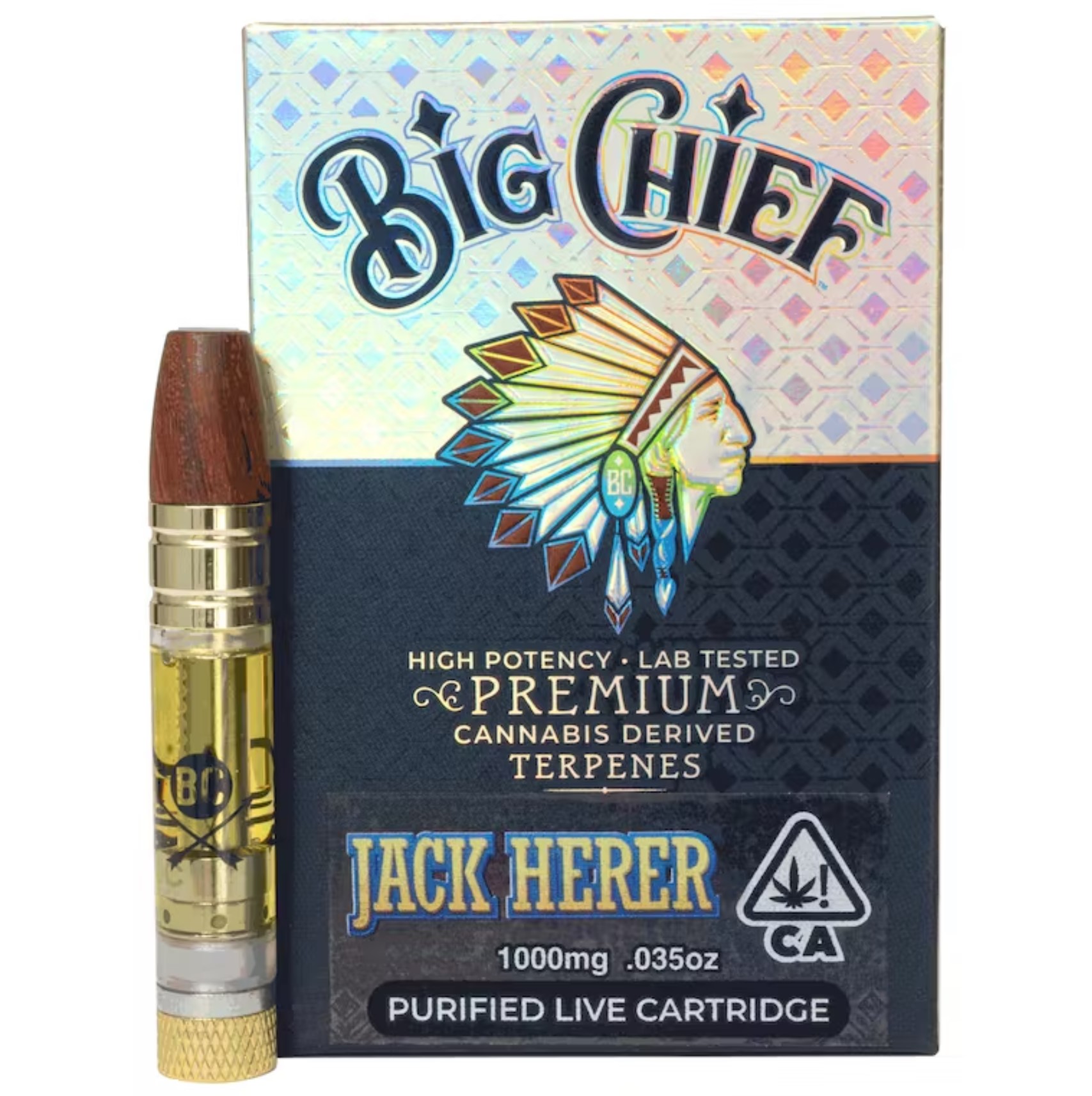 Photograph of product: BIG CHIEF |  JACK HERER (S) | 1G CART