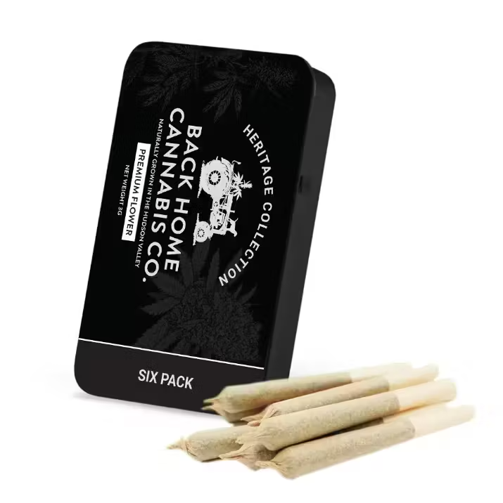 Photograph of product: Back Home | Pre-roll | White Widow | 6pk