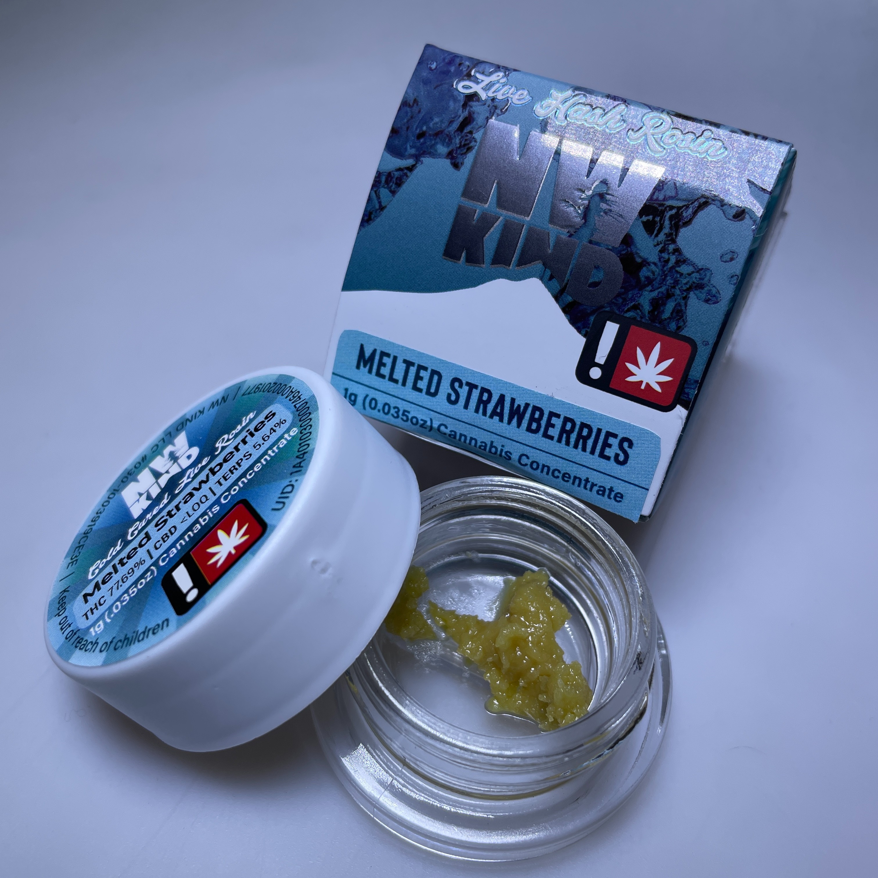 Photograph of product: Melted Strawberries-  Live Rosin