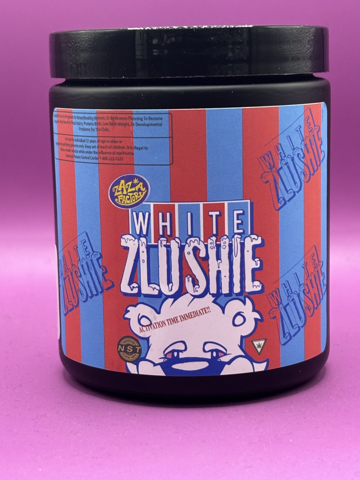Photograph of product: ZAZA FACTORY | BOMB POP | PREPACKED 1/2 OZ JAR - 14g