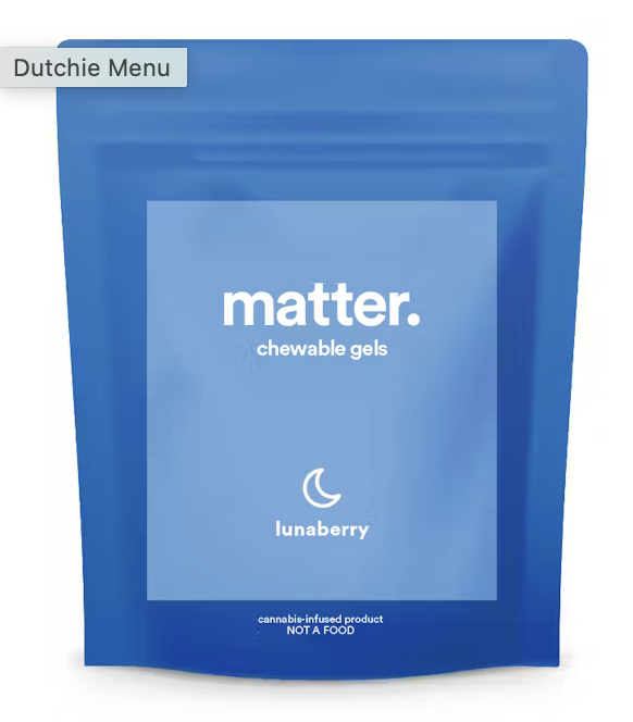Photograph of product: Matter - Lunaberry - 10pk Gummies - 2:1:1 TH-oui:CBN:CBD - 10mg