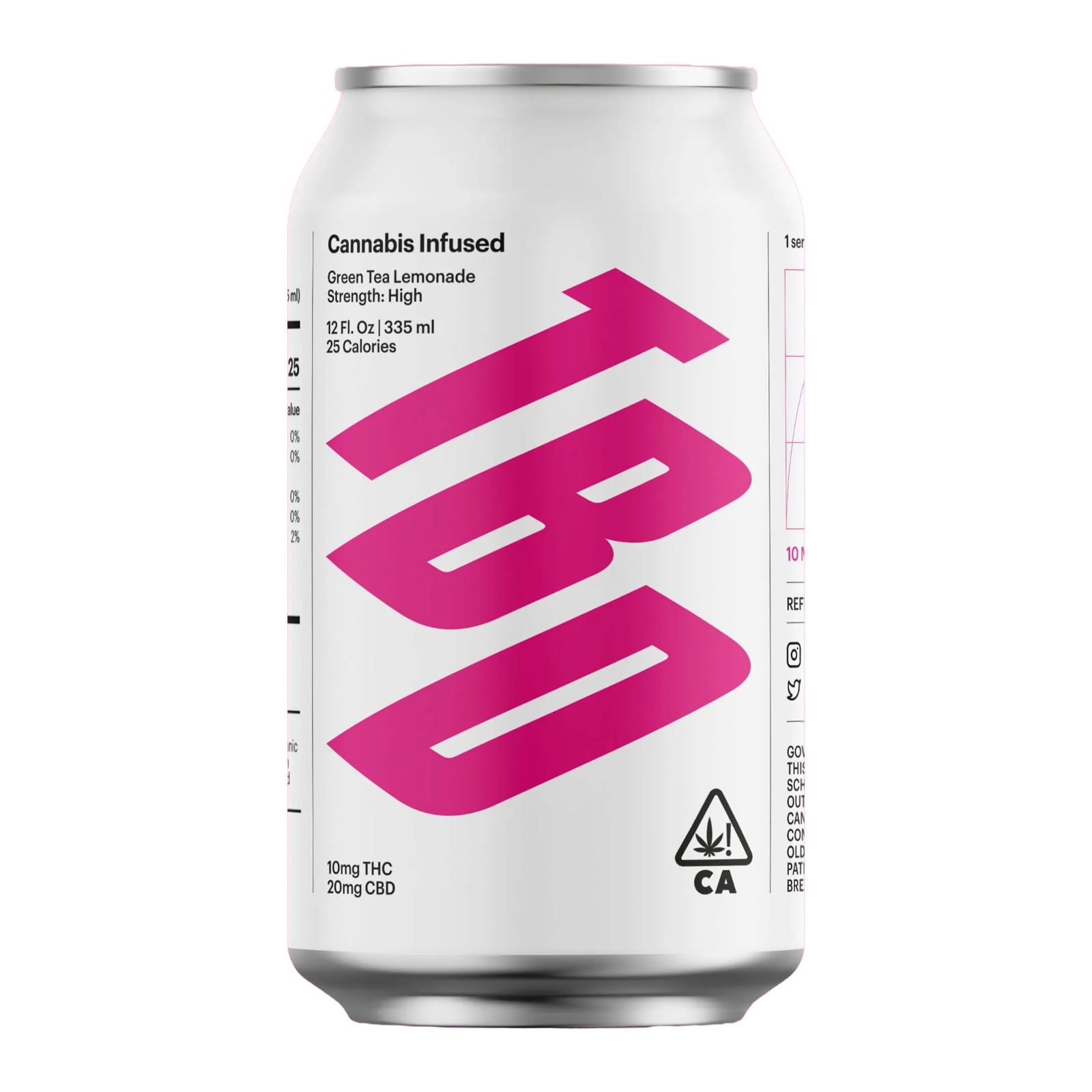 Photograph of product: Green Tea Lemonade | 10mg | 20mg CBD | 4pk