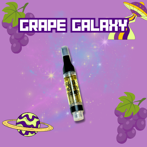 Photograph of product: Grape Galaxy - 1g Cartridge Vape - Brute's Roots - REC