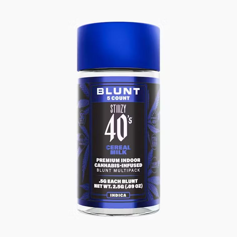 Photograph of product: 40'S BLUNT 5 PACK - CEREAL MILK .5G - STIIIZY