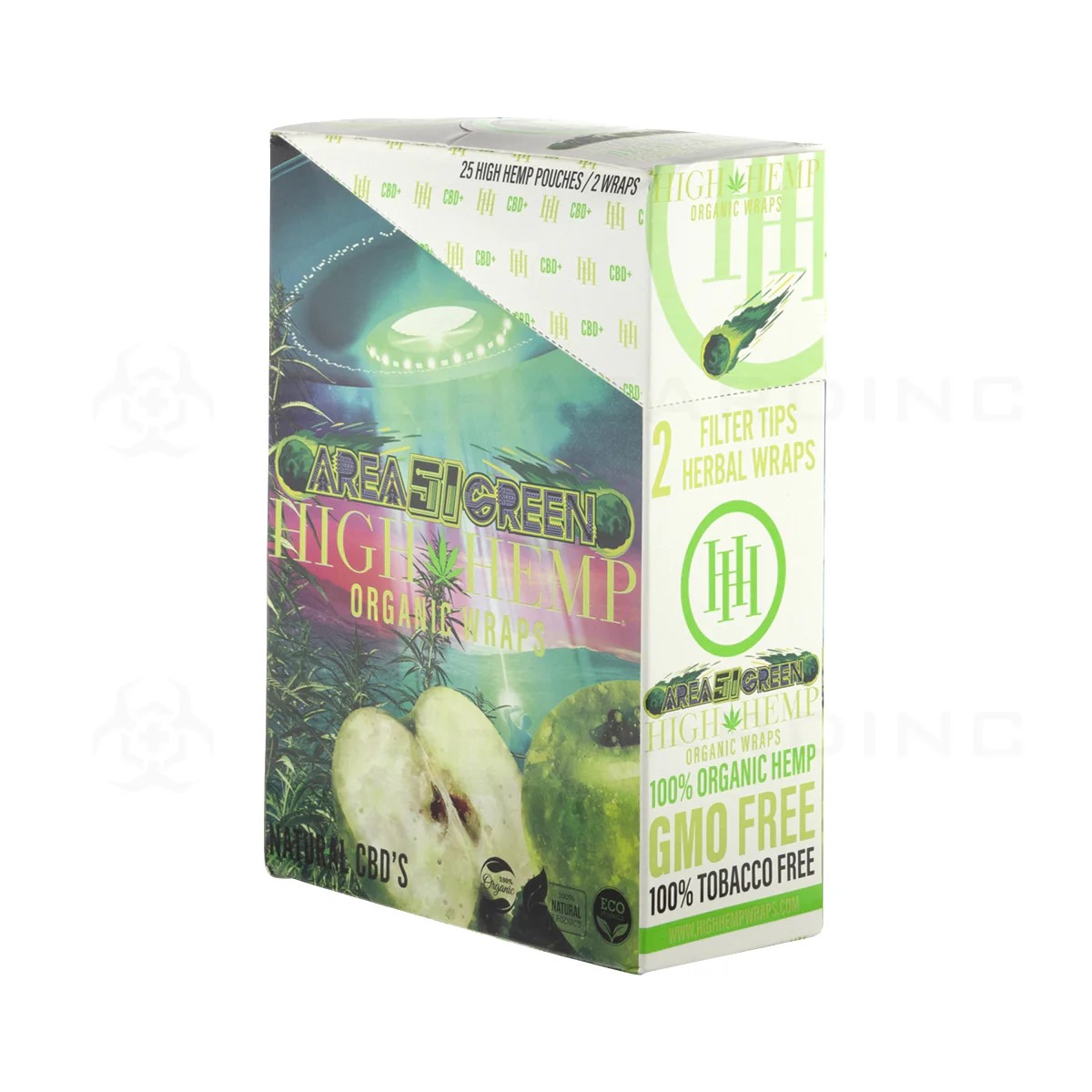Photograph of product: High Hemp Organic Wraps - Area 51