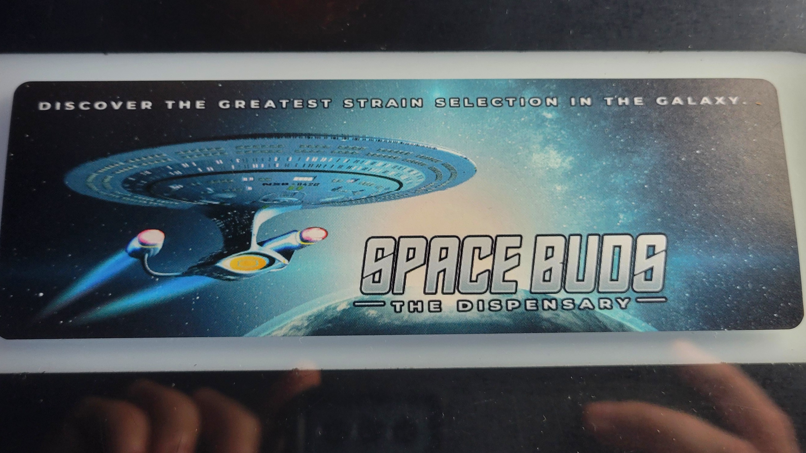 Photograph of product: Spacebuds - Sticker - Enterprise