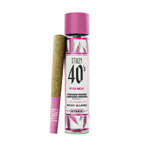 Photograph of product: Stiiizy | Pink Acai | 1G 40's Infused Preroll