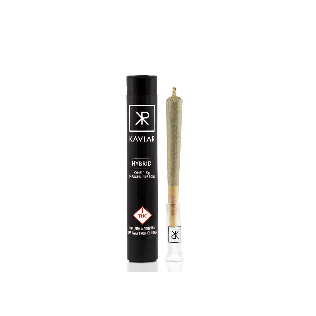 Photograph of product: Kaviar Hybrid Infused Preroll