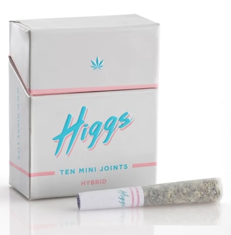 Photograph of product: Higgs Pre-Roll 10pk - 55's Joints (Hybrid)