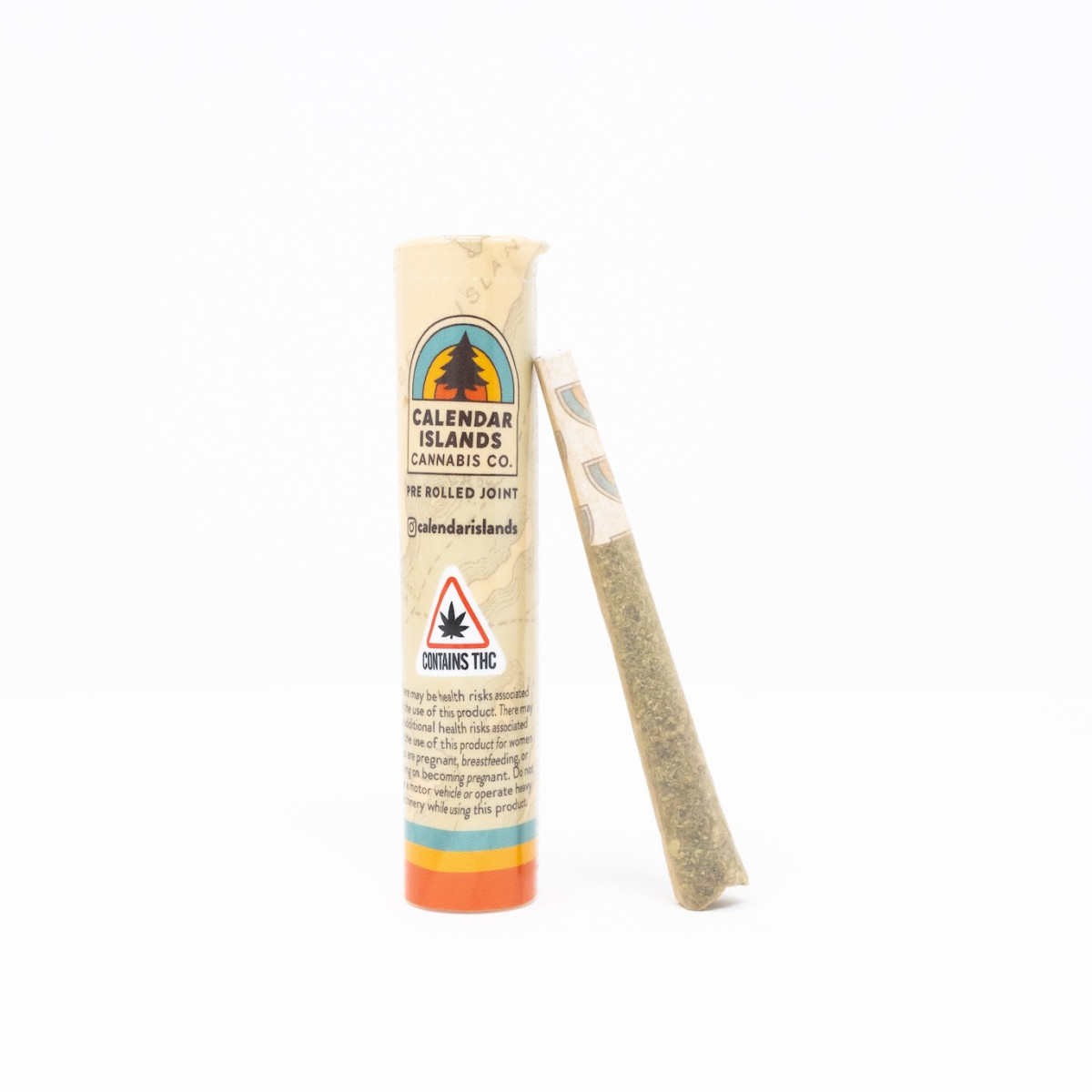 Photograph of product: Calendar Island - Sour Gelato Pre-Roll 1G