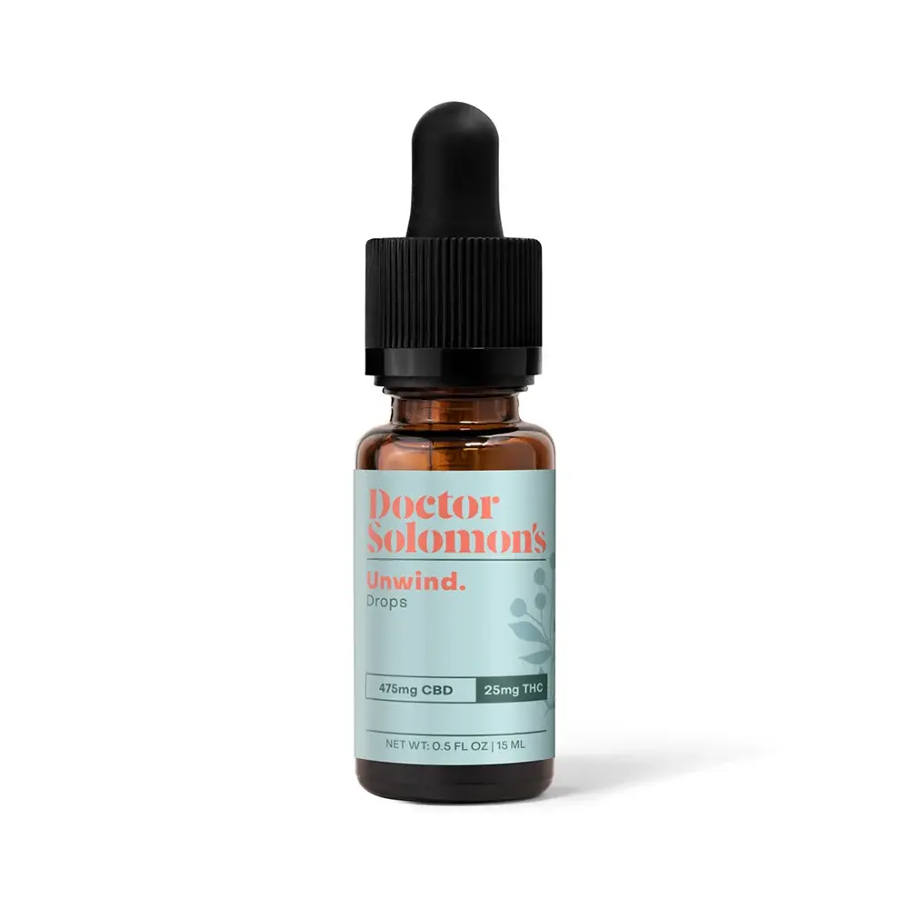 Photograph of product: 20:1 Unwind Drops | 500mg