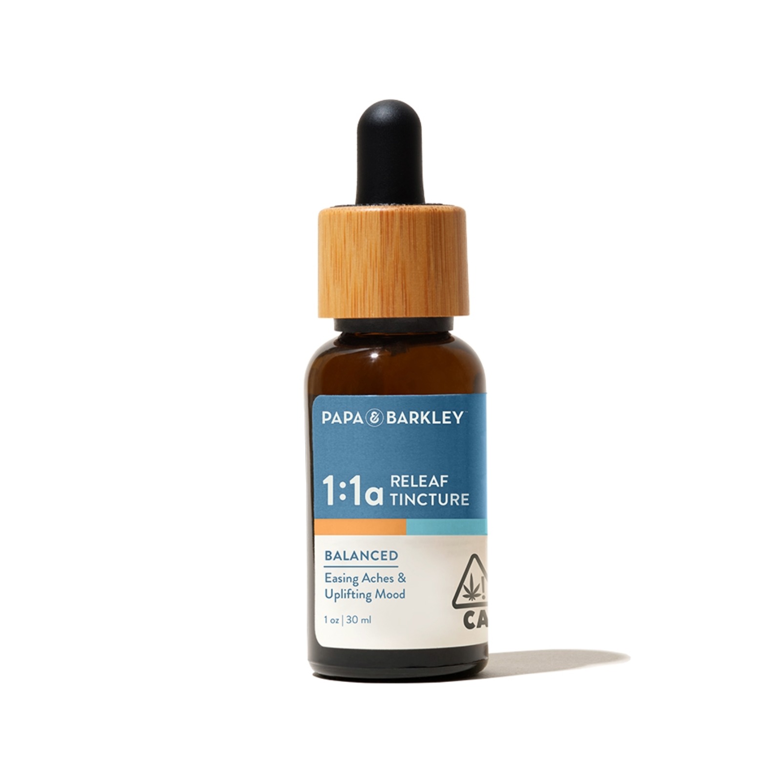 Photograph of product: PAPA & BARKLEY 1:1 CBD/TH-ouiA TINCTURE 30ML - RELEAF TH-ouiA