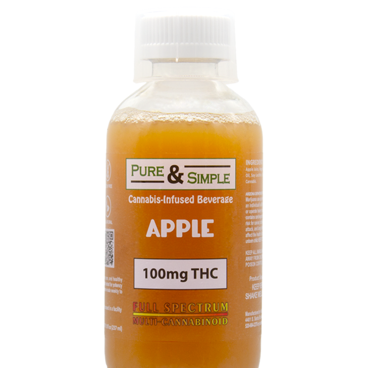 Photograph of Product: Pure & Simple 100mg Apple Juice