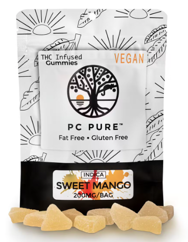 Photograph of product: Monster X - Sweet Mango 200mg- 20mg/PC Gummies