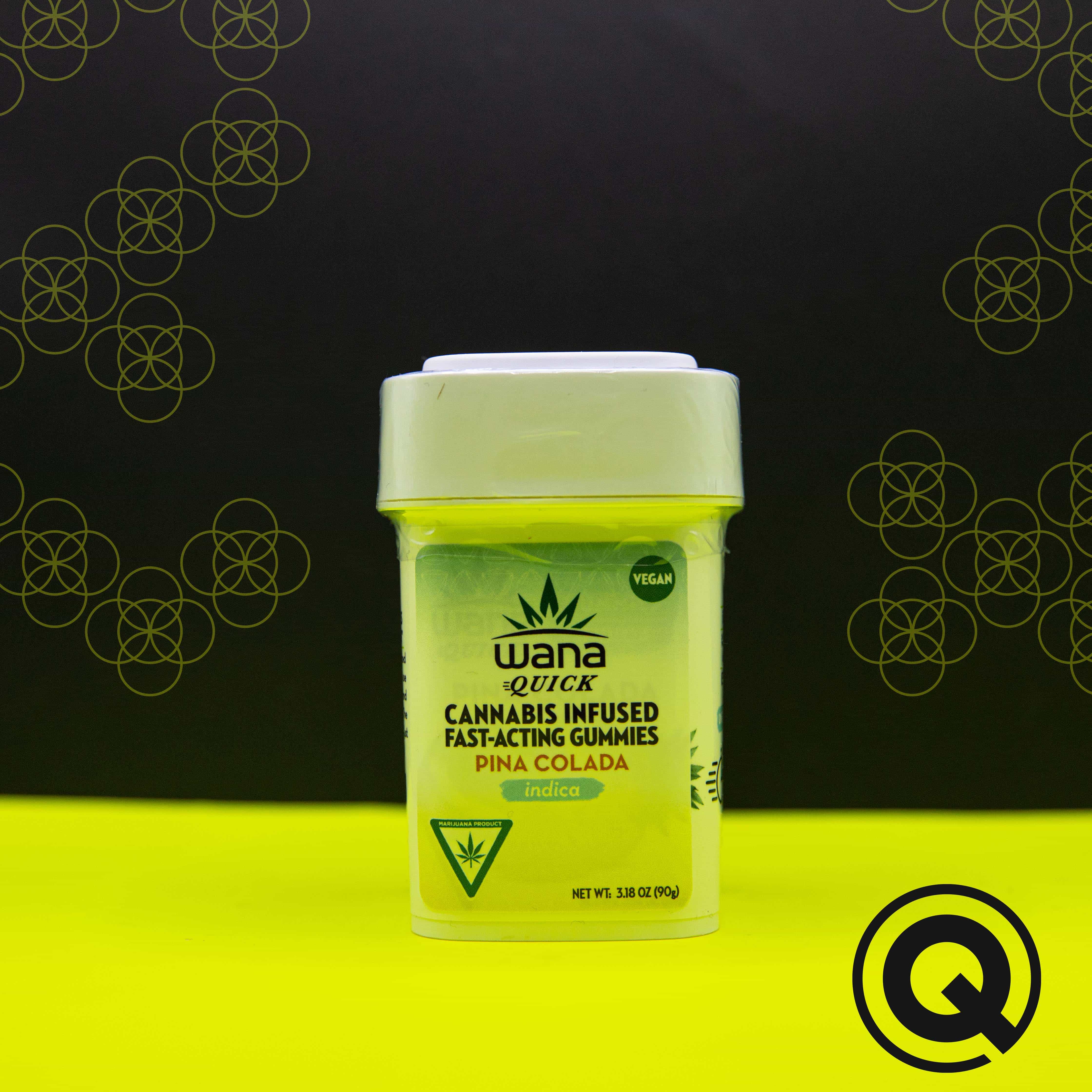 Photograph of product: Wana Optimal | Vegan Stay Asleep Gummy | Dream Berry 5:1:1:1 | 100mg CBD : 20mg TH-oui : 20mg CBN : 20mg CBG