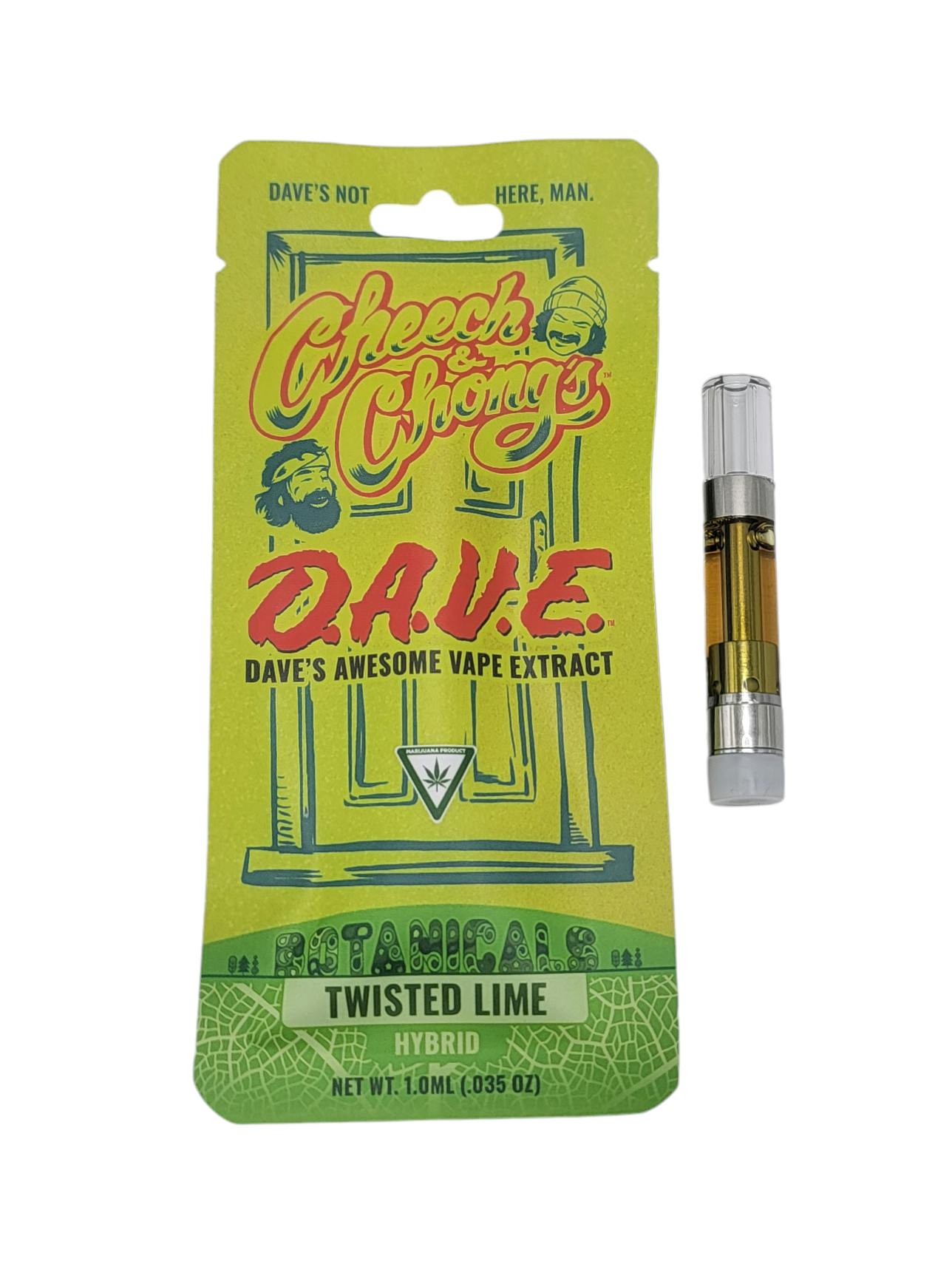Photograph of product: Cheech & Chong Cartridge 1g Twisted Lime