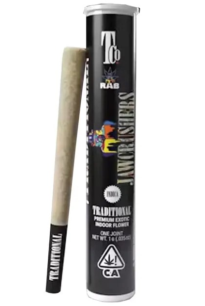 Photograph of product: TRADITIONAL JAWCRUSHERS 1G PREROLL Oui'd