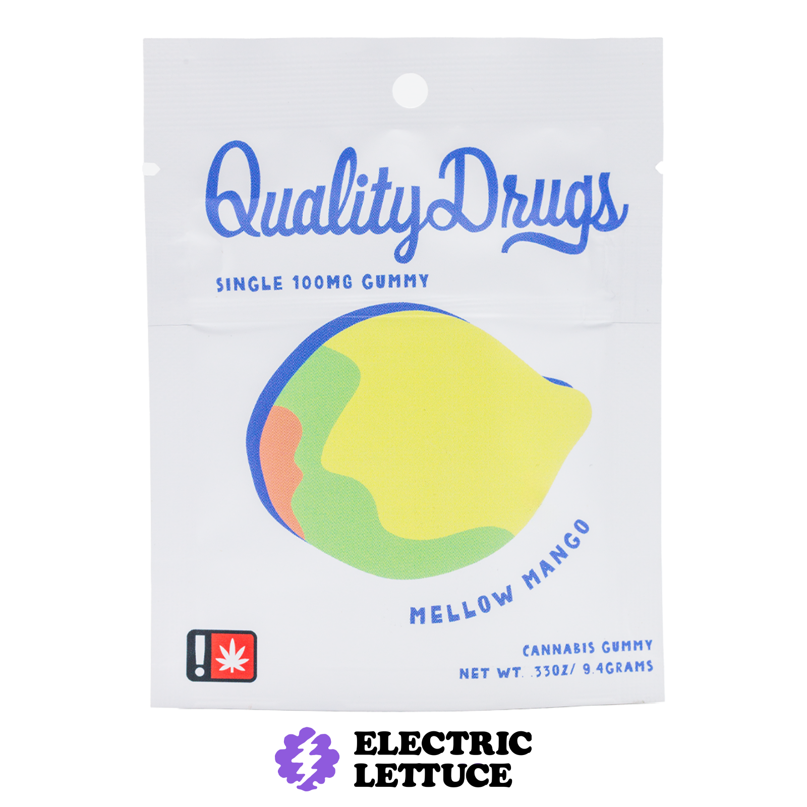 Photograph of product: Quality Drugs Mango Single Gummy 100mg