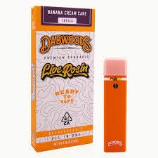 Photograph of product: Lilwoods | Banana Cream Cake | Live Rosin .5g AIO - 