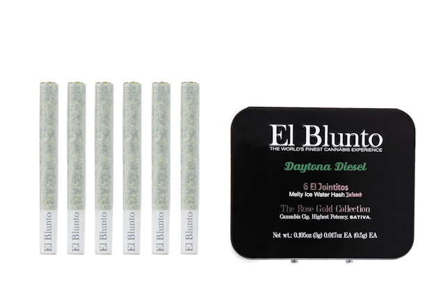 Photograph of product: El Jointito - 6pk - Daytona Diesel - au chocolat Infused - 6 x .3G [Mini Joints] - 