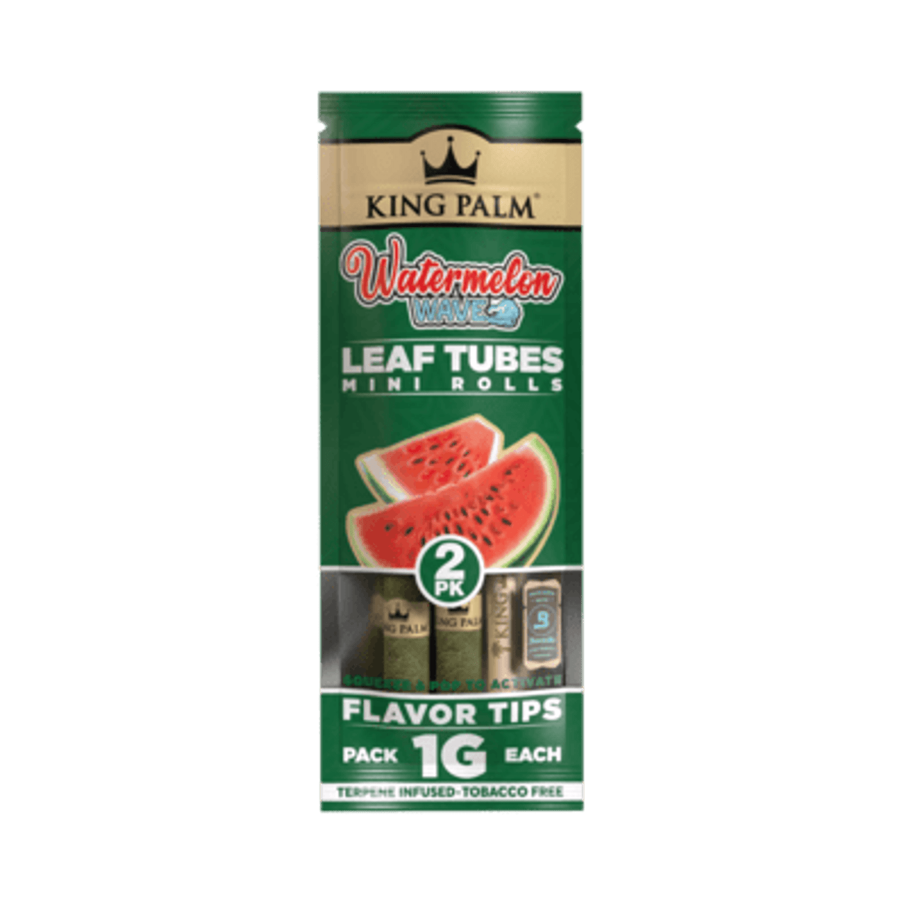 Photograph of product: King Palm - 2 Mini Rolls  Watermelon Wave