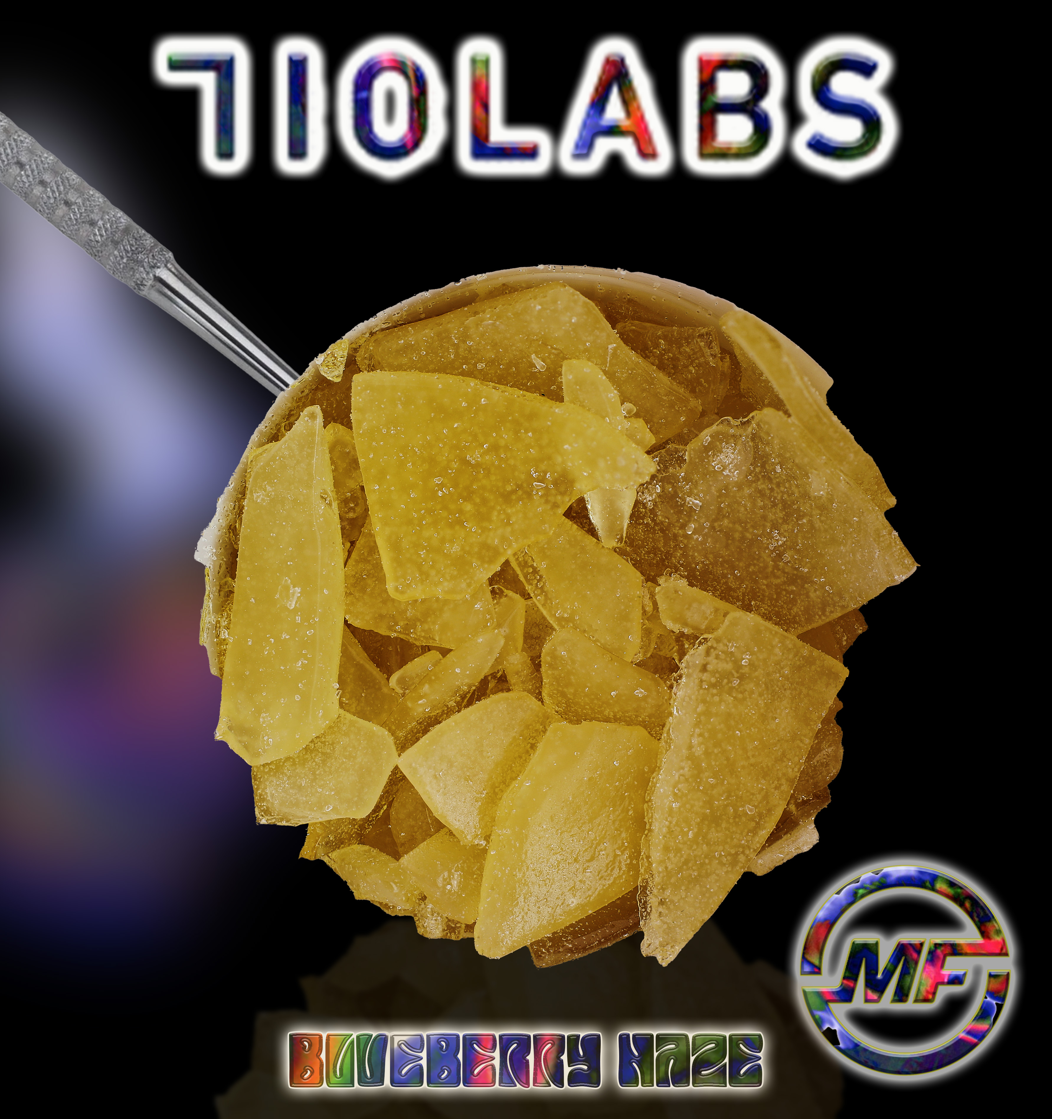 Photograph of product: 710 Labs | Blueberry Haze | Live Rosin | 1g