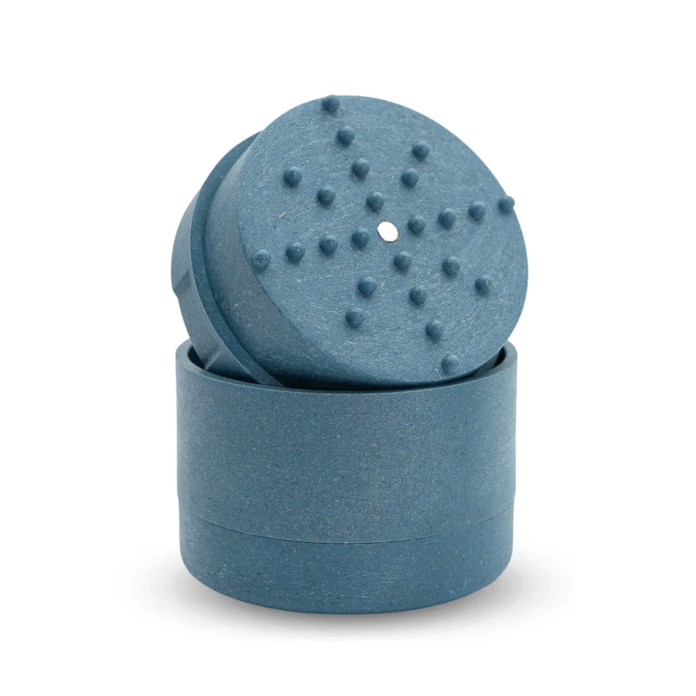 Photograph of product: 3-PIECE HEMP GRINDER (BLUE)