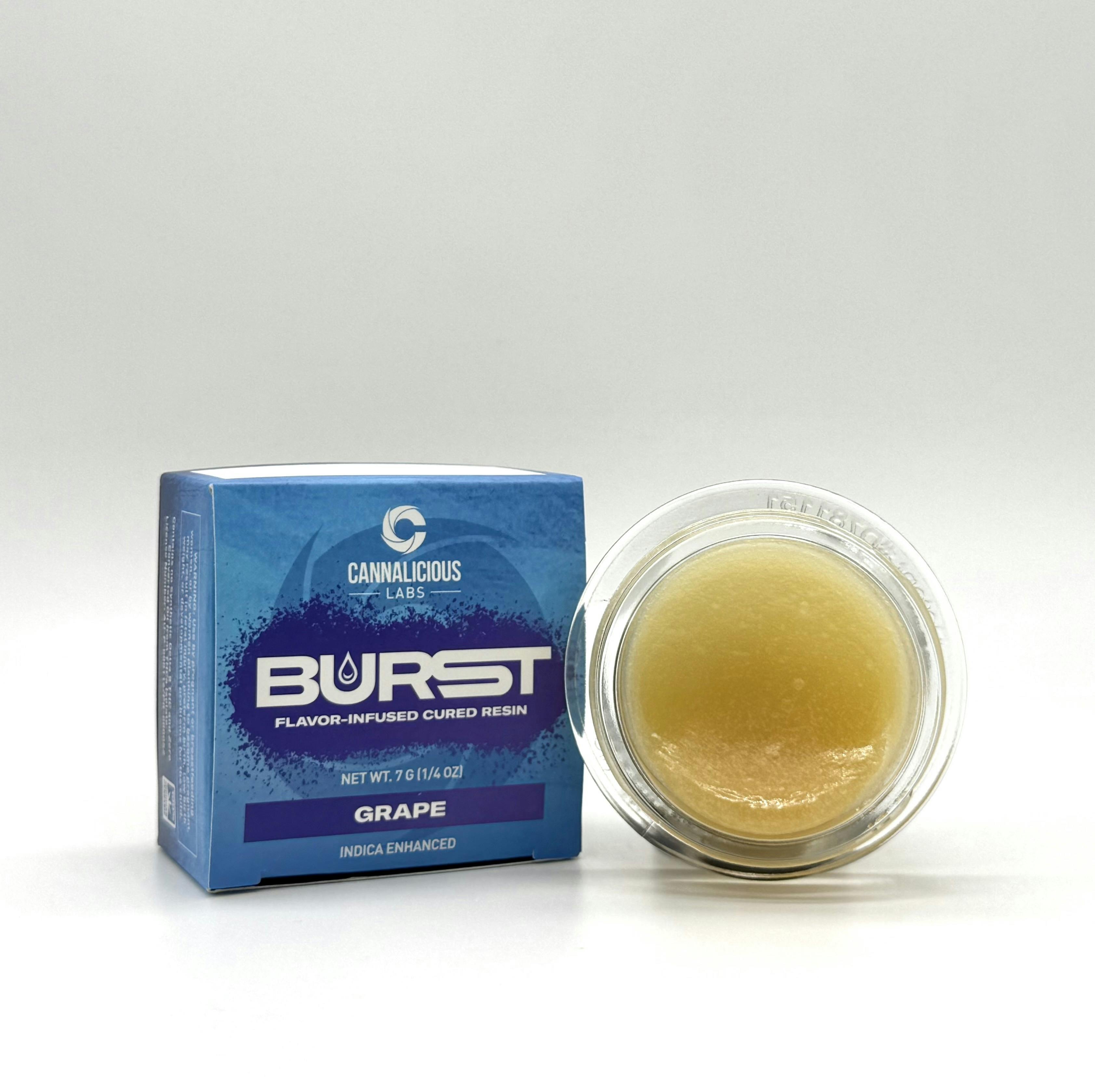Photograph of product: Cannalicious BURST Grape (Oui'd) Baller